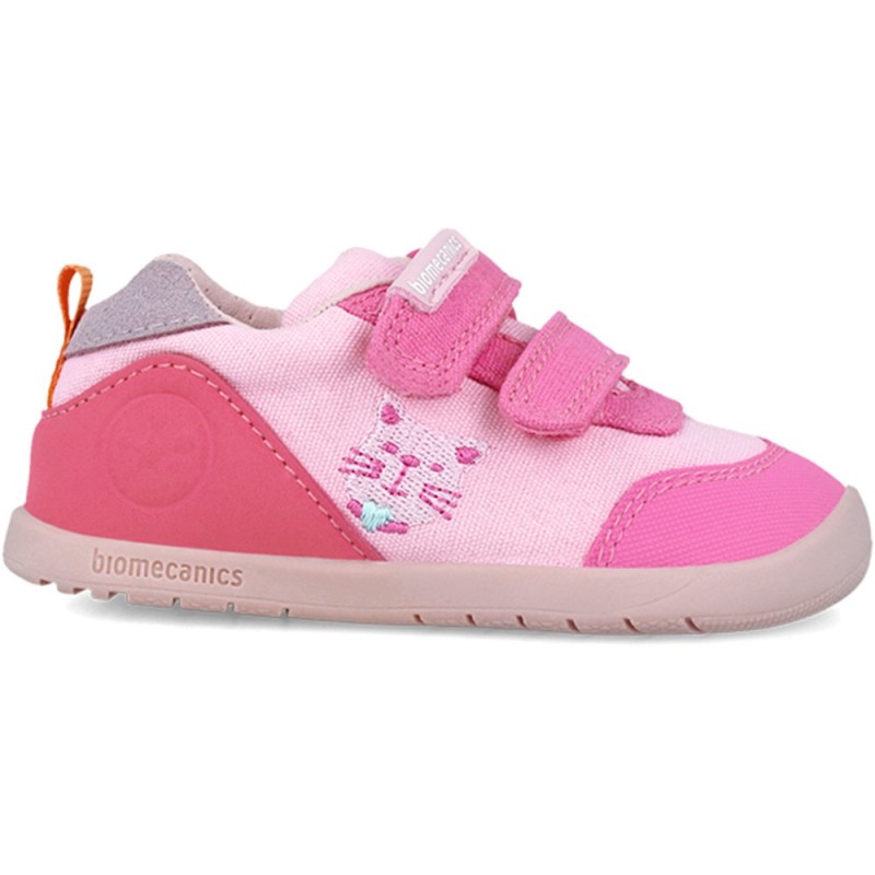 Baskets en toile Biomecanics 252190 Cats pour filles ROSA_A032