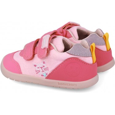 Baskets en toile Biomecanics 252190 Cats pour filles ROSA_A032