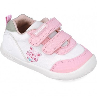 Baskets en toile Biomecanics 252190 Cats pour filles BLANCO_B050