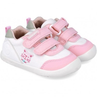 Baskets en toile Biomecanics 252190 Cats pour filles BLANCO_B050