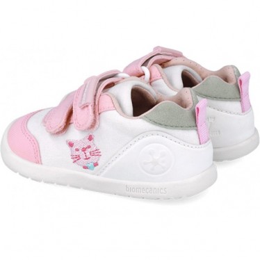 Baskets en toile Biomecanics 252190 Cats pour filles BLANCO_B050