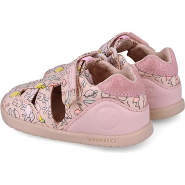 Sandales à imprimé animal Biomecanics 252193 pour fille ROSA_A032