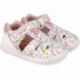 Sandales à imprimé animal Biomecanics 252193 pour fille BLANCO_B050