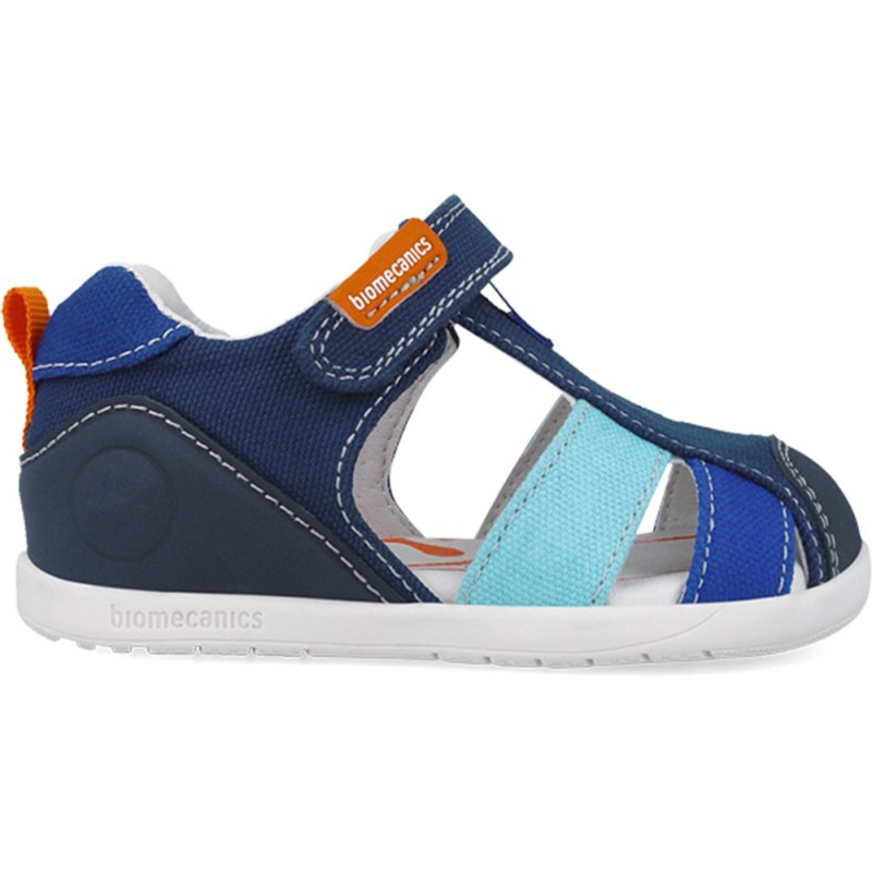 Sandales pour enfants Biomecanics 252198 plus larges AZUL_MARINO_A089