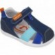 Sandales pour enfants Biomecanics 252198 plus larges AZUL_MARINO_A089