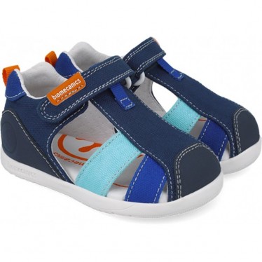 Sandales pour enfants Biomecanics 252198 plus larges AZUL_MARINO_A089