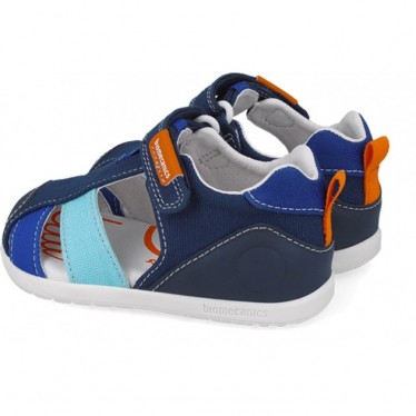 Sandales pour enfants Biomecanics 252198 plus larges AZUL_MARINO_A089