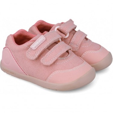 Chaussures de sport respectueuses en toile urbaine Biomecanics 252194 pour filles ROSE_C847