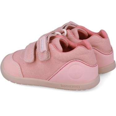 Chaussures de sport respectueuses en toile urbaine Biomecanics 252194 pour filles ROSE_C847