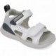 Sandales décontractées Biomecanics 252218 Bioevolution pour garçon BLANCO_GRIS_B471