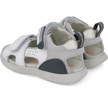Sandales décontractées Biomecanics 252218 Bioevolution pour garçon BLANCO_GRIS_B471