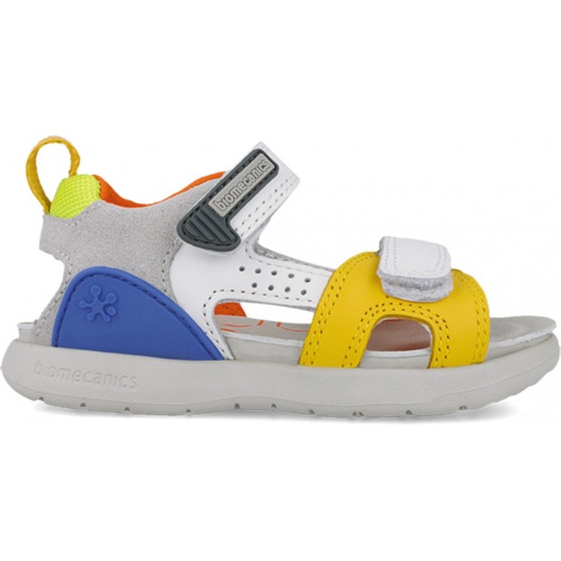 Sandales décontractées Biomecanics 252218 Bioevolution pour garçon BLANCO_AMARILLO_C696