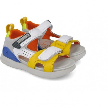 Sandales décontractées Biomecanics 252218 Bioevolution pour garçon BLANCO_AMARILLO_C696