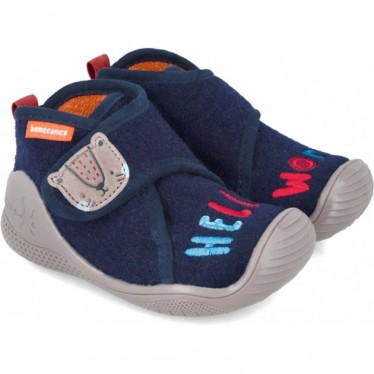 Chaussons enfants BIOMECANICS 241154 feutre AZUL_MARINO