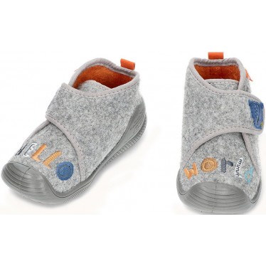 Chaussons enfants BIOMECANICS 241154 feutre GRIS