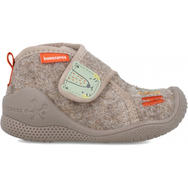 Chaussons enfants BIOMECANICS 241154 feutre TAUPE Chaussons enfants BIOMECANICS 241154 feutre TAUPE
