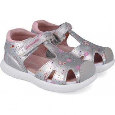 Sandales Biomecanics 252230 Bioevolution Mariposas pour fille PLATA_A198