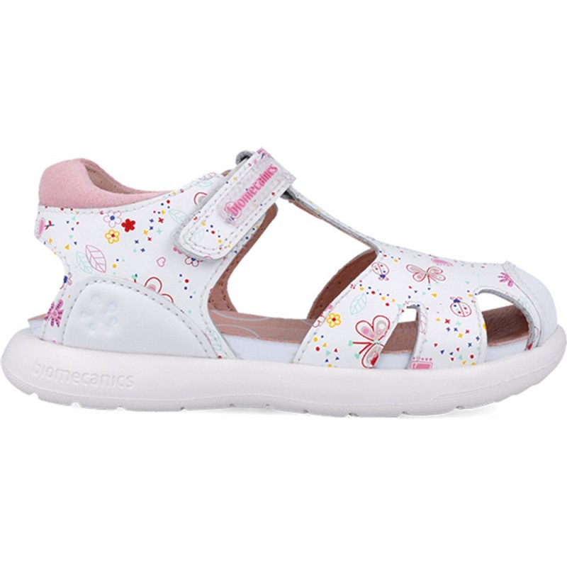 Sandales Biomecanics 252230 Bioevolution Mariposas pour fille BLANCO_B050