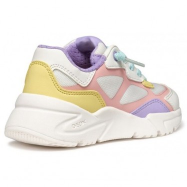 Baskets fille GEOX Loftus J55M2B WHITE_MULTI