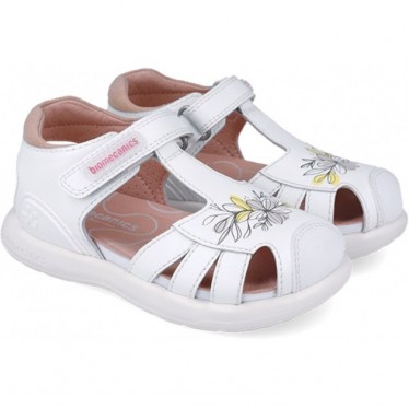 Sandales Biomecanics 252232 Bioevolution Flores pour fille BLANCO_B050