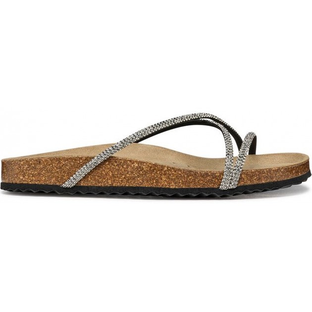 Sandales femme GEOX Brionia D55Y3B BLACK_SILVER Sandales femme GEOX Brionia D55Y3B BLACK_SILVER