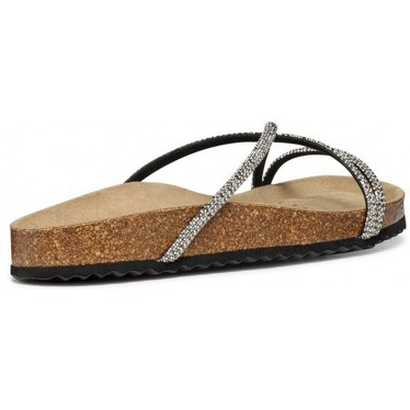 Sandales femme GEOX Brionia D55Y3B BLACK_SILVER
