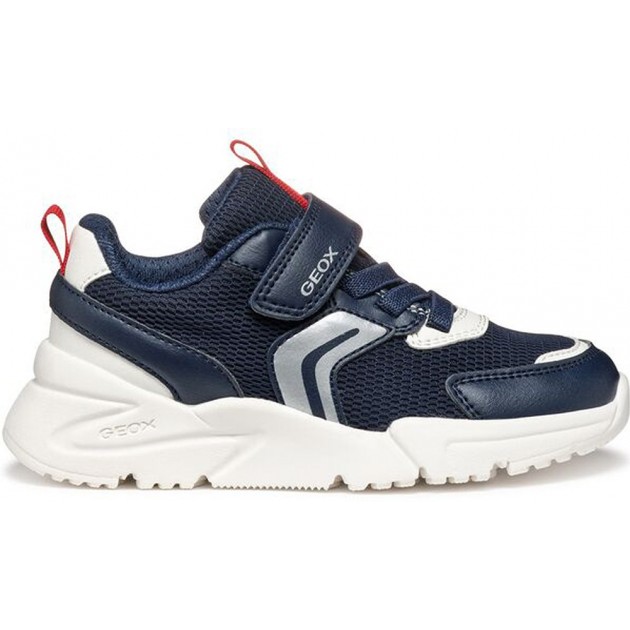 Baskets GEOX Loftus J55MQB pour garçon NAVY_RED