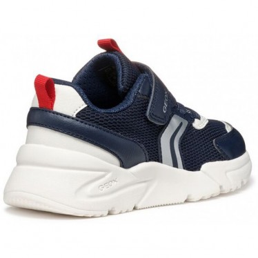 Baskets GEOX Loftus J55MQB pour garçon NAVY_RED