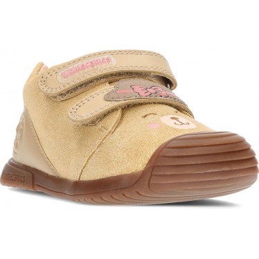 Bottines fille BIOMECANICS 241107 daim LATTE_MACCHIATO