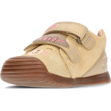 Bottines fille BIOMECANICS 241107 daim LATTE_MACCHIATO