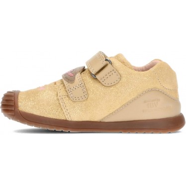 Bottines fille BIOMECANICS 241107 daim LATTE_MACCHIATO