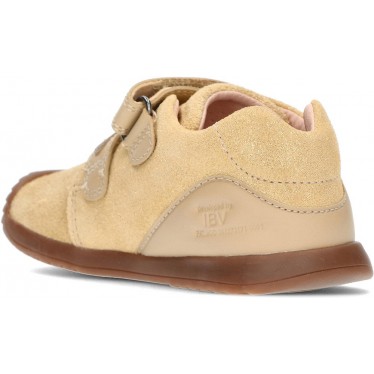 Bottines fille BIOMECANICS 241107 daim LATTE_MACCHIATO