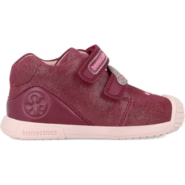 Bottines fille BIOMECANICS 241107 daim FRAGOLA