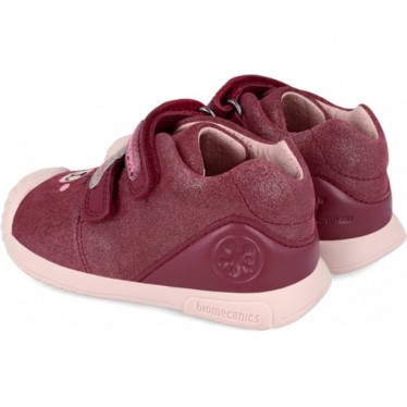 Bottines fille BIOMECANICS 241107 daim FRAGOLA