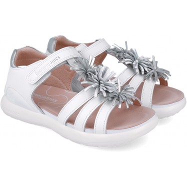 Sandales Biomecanics 252242 Bioevolution Flores pour fille BLANCO_C050