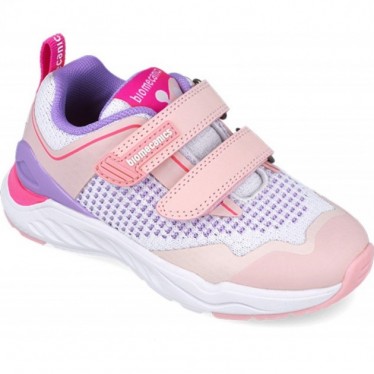Chaussures de sport Biomecanics 252270 Biorunner pour fille BLANCO_ROSA_B113