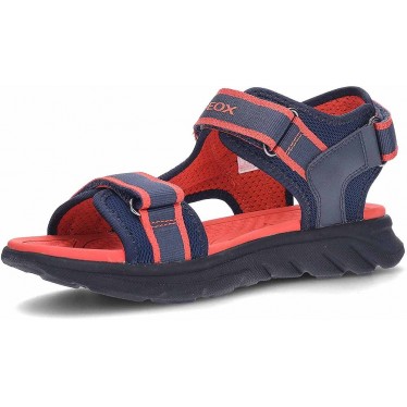 Sandale GEOX J45F1B J Airadyum pour garçon NAVY_RED