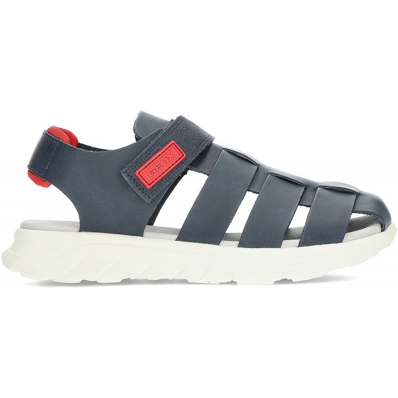 Sandale GEOX J55F1D J Airadyum pour garçon NAVY_RED