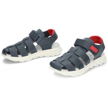 Sandale GEOX J55F1D J Airadyum pour garçon NAVY_RED
