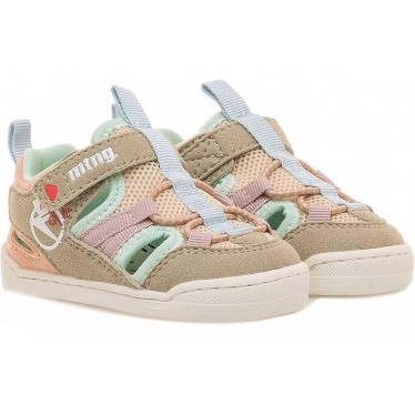 Sandale pieds nus pour fille MTNG Free Baby 48908 LIGHT_GREY