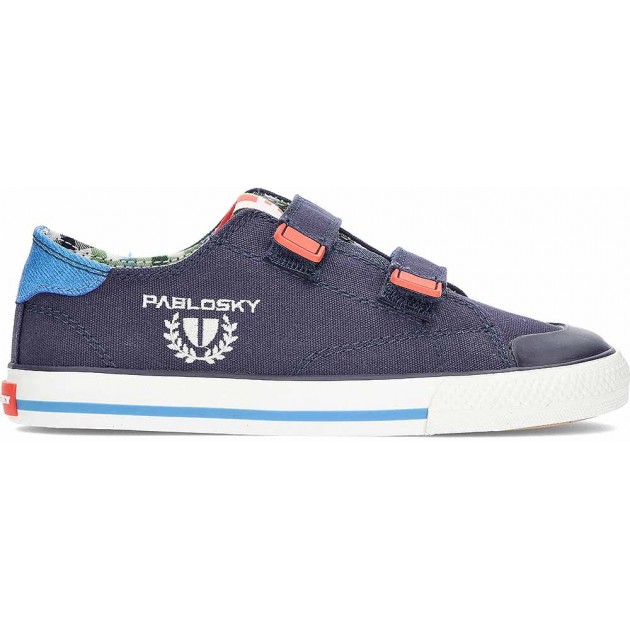 Baskets pieds nus en toile PABLOSKY 980920 MARINO Baskets pieds nus en toile PABLOSKY 980920 MARINO