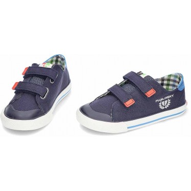 Baskets pieds nus en toile PABLOSKY 980920 MARINO