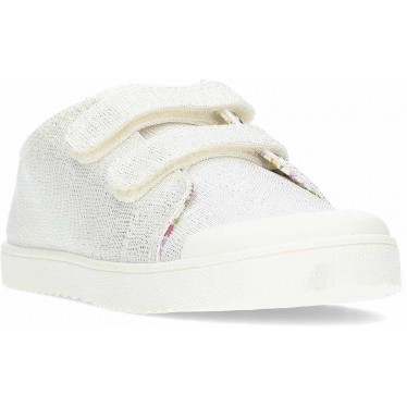 Baskets pieds nus en toile PABLOSKY 980050 BLANCO_PLATA