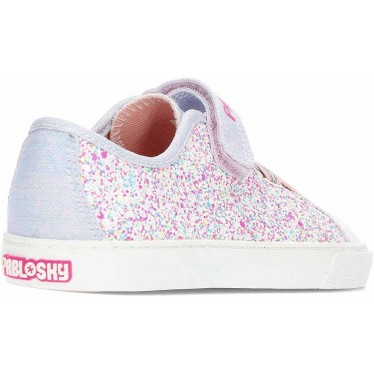 Baskets pieds nus en toile PABLOSKY 981470 LILA_CAVIAR