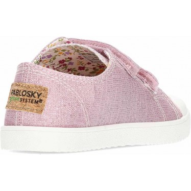 Baskets écologiques pour filles PABLOSKY 980070 PINK