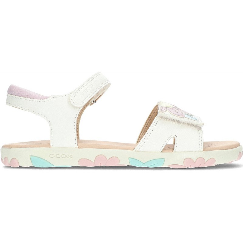 Sandale fille GEOX Haïti J558ZB WHITE_PINK