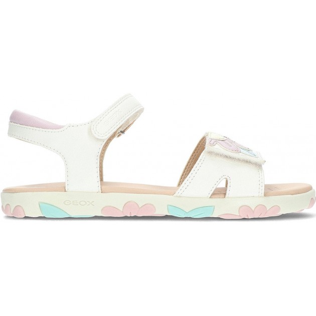 Sandale fille GEOX Haïti J558ZB WHITE_PINK