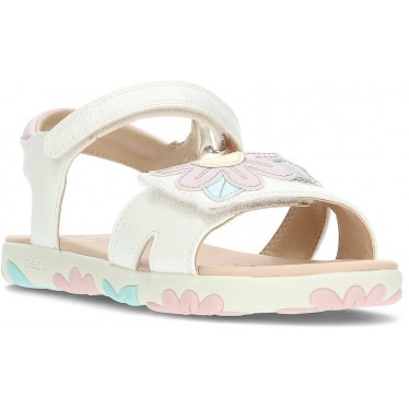 Sandale fille GEOX Haïti J558ZB WHITE_PINK