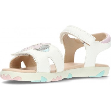 Sandale fille GEOX Haïti J558ZB WHITE_PINK