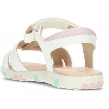 Sandale fille GEOX Haïti J558ZB WHITE_PINK
